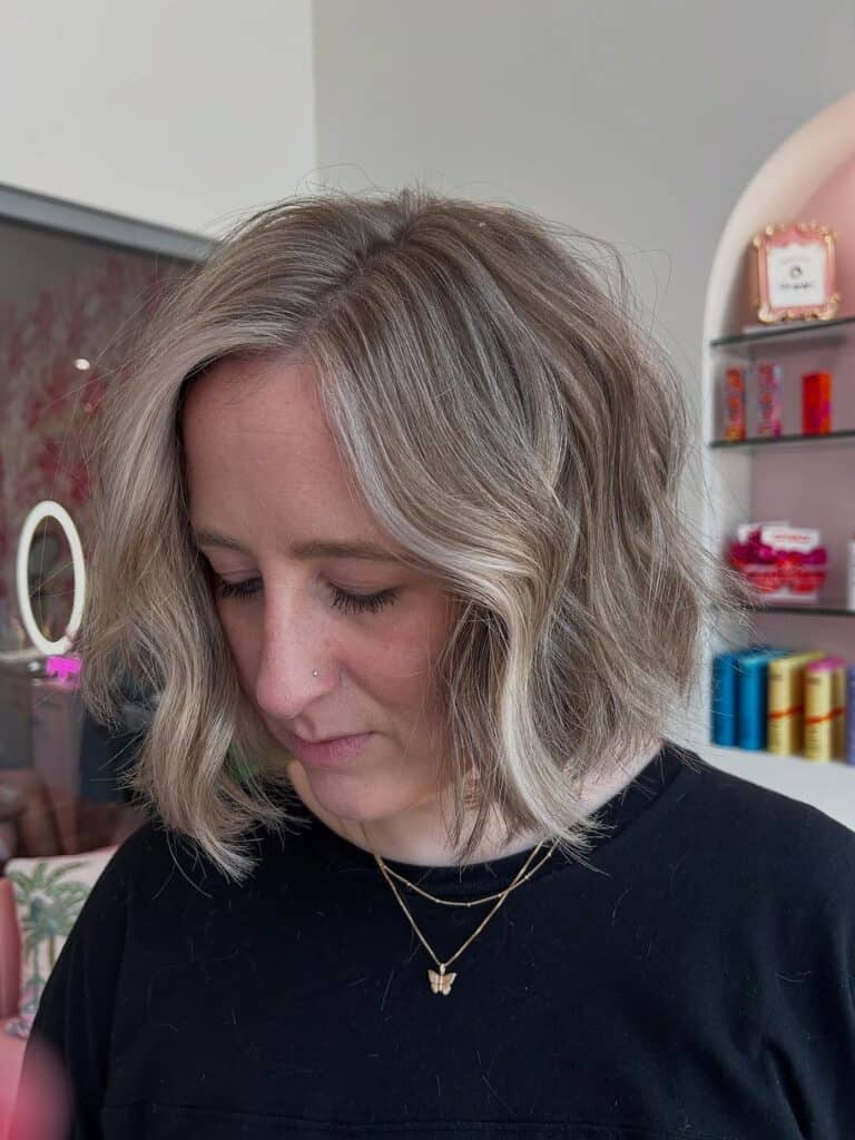 Textured cut at Pinup Studio in Raleigh.