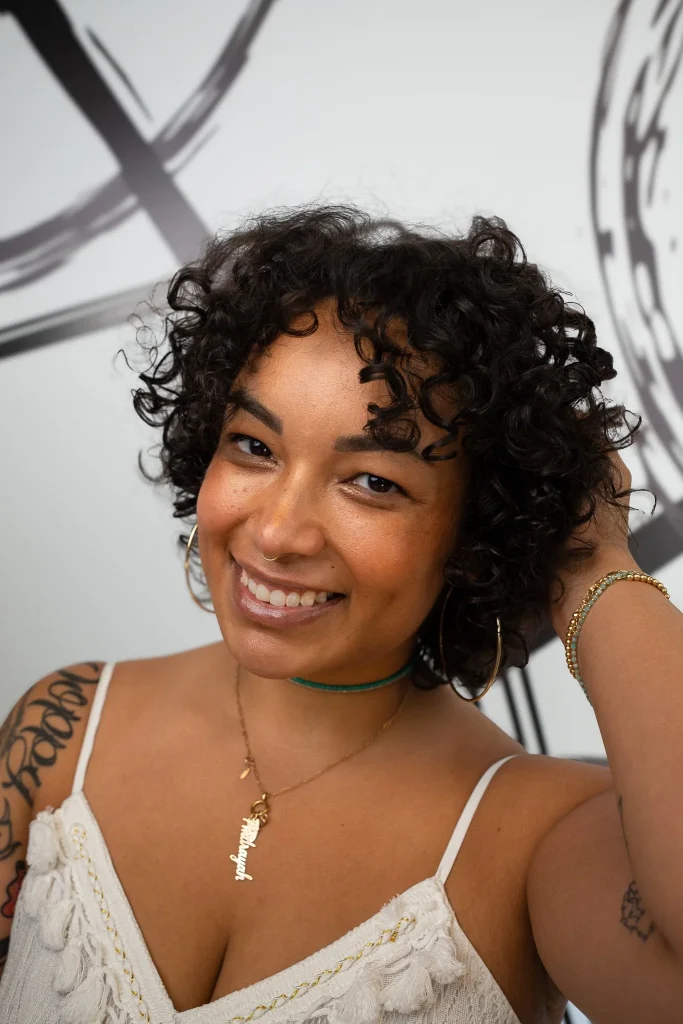 Geometry Curly Hair Studio curl-pattern work sample