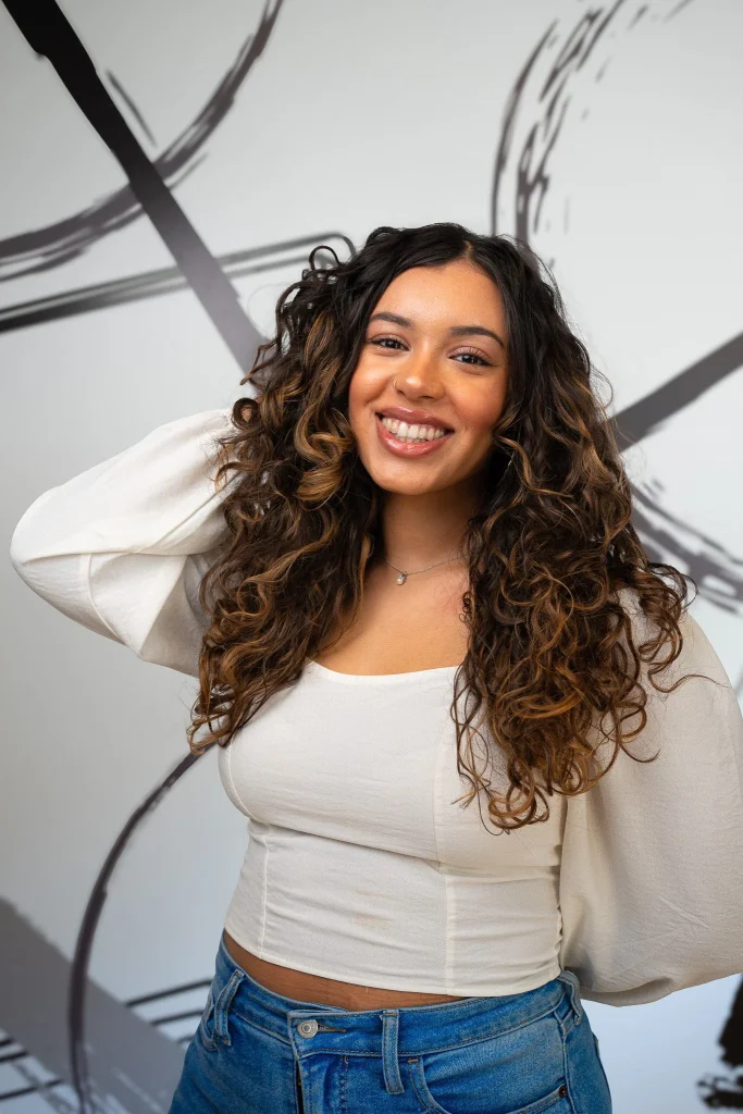 Geometry Curly Hair Studio curl-pattern work sample